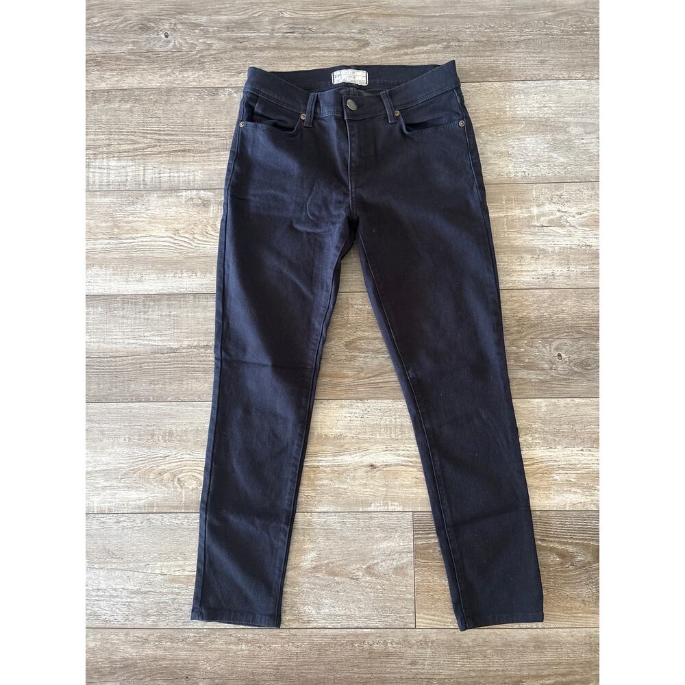 Free People Jeans | 28x27 | Black Skinny Stretch Mid Rise Ankle Denim Normcore